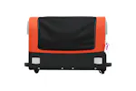 Vidaxl Bike Trailer Black And Orange 45 Kg Iron Vidaxl Bike Trailer Black And Orange 45 Kg Iron