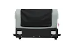 Vidaxl Bike Trailer Black And Grey 45 Kg Iron Vidaxl Bike Trailer Black And Grey 45 Kg Iron