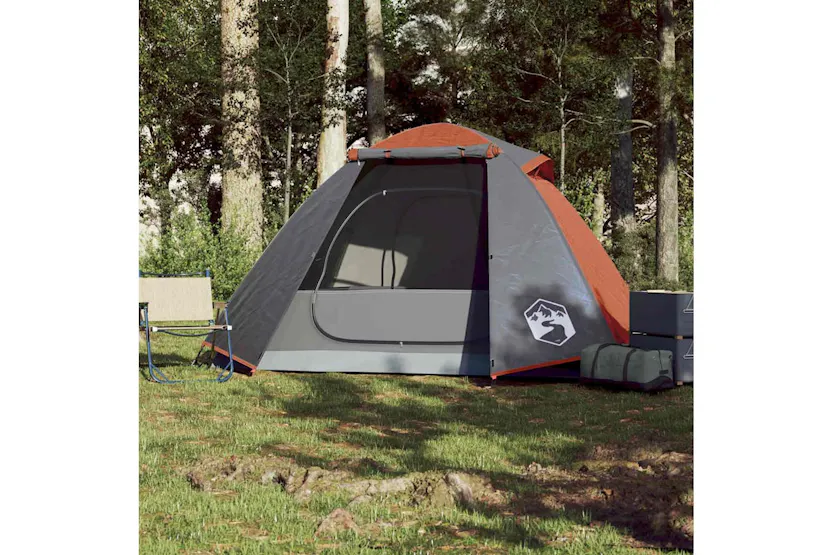 Vidaxl Camping Tent Dome 2-person Orange Waterproof Vidaxl Camping Tent Dome 2-person Orange Waterproof
