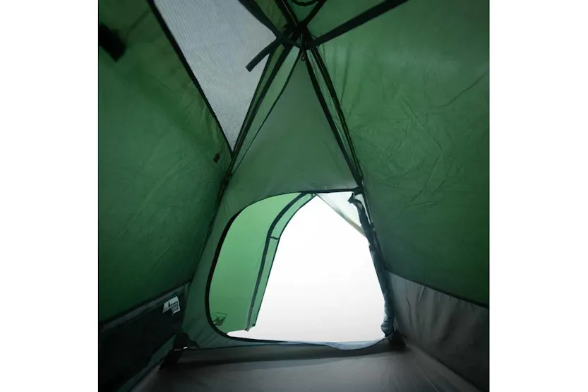 Vidaxl Camping Tent Dome 3-person Green Waterproof Vidaxl Camping Tent Dome 3-person Green Waterproof