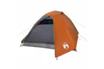 Vidaxl Camping Tent Dome 3-person Orange Waterproof Vidaxl Camping Tent Dome 3-person Orange Waterproof