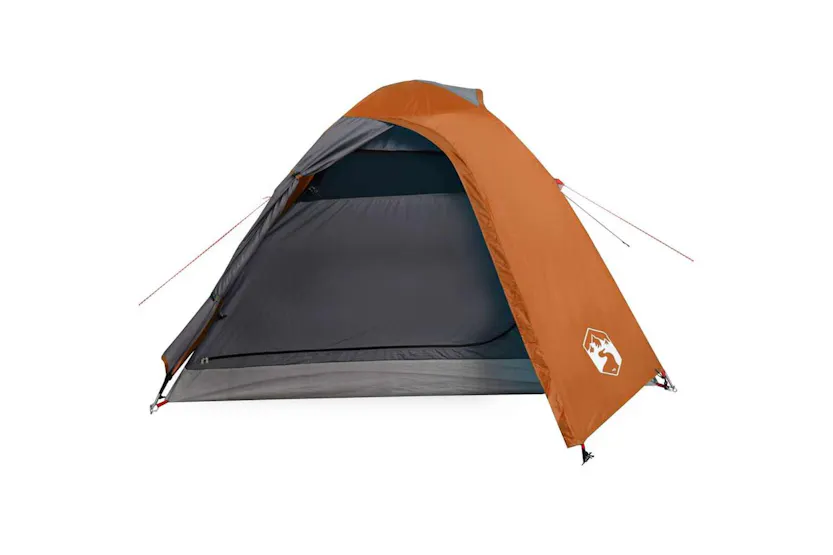 Vidaxl Camping Tent Dome 3-person Orange Waterproof Vidaxl Camping Tent Dome 3-person Orange Waterproof