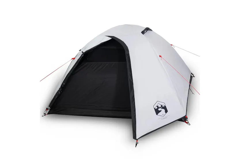 Vidaxl Camping Tent Dome 4-person White Blackout Fabric Waterproof Vidaxl Camping Tent Dome 4-person White Blackout Fabric Waterproof