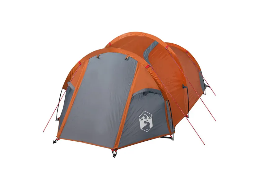 Vidaxl Camping Tent Tunnel 3-person Orange Waterproof Vidaxl Camping Tent Tunnel 3-person Orange Waterproof