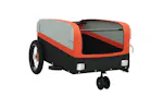 Vidaxl Bike Trailer Black And Orange 30 Kg Iron Vidaxl Bike Trailer Black And Orange 30 Kg Iron