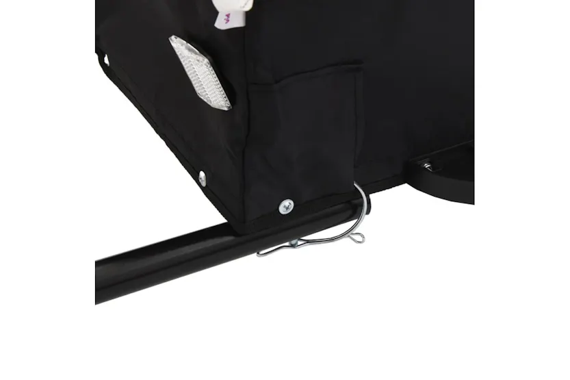 Vidaxl Bike Trailer Black And Orange 30 Kg Iron Vidaxl Bike Trailer Black And Orange 30 Kg Iron