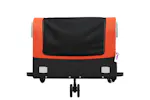 Vidaxl Bike Trailer Black And Orange 45 Kg Iron Vidaxl Bike Trailer Black And Orange 45 Kg Iron