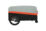 Vidaxl Bike Trailer Black And Orange 45 Kg Iron Vidaxl Bike Trailer Black And Orange 45 Kg Iron