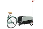 Vidaxl Bike Trailer Black And Grey 45 Kg Iron Vidaxl Bike Trailer Black And Grey 45 Kg Iron