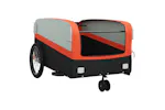 Vidaxl Bike Trailer Black And Orange 45 Kg Iron Vidaxl Bike Trailer Black And Orange 45 Kg Iron