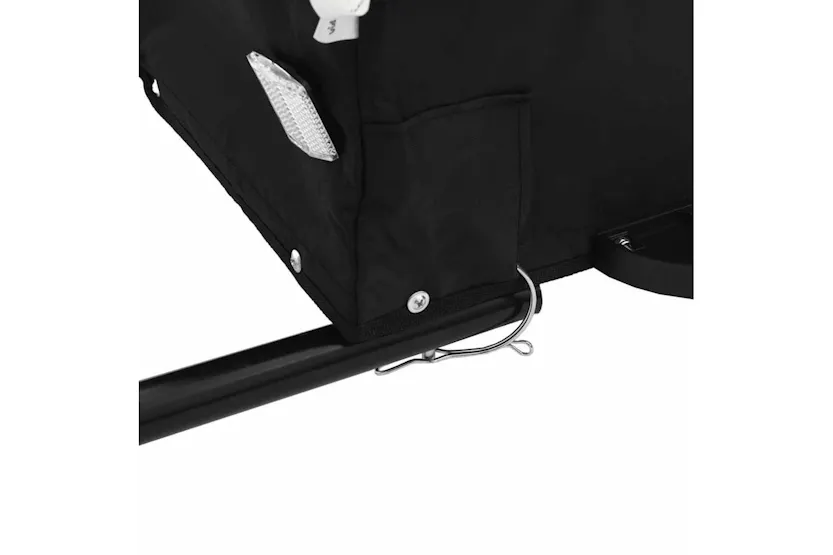 Vidaxl Bike Trailer Black And Orange 45 Kg Iron Vidaxl Bike Trailer Black And Orange 45 Kg Iron