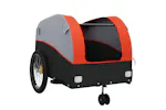 Vidaxl Bike Trailer Black And Orange 45 Kg Iron Vidaxl Bike Trailer Black And Orange 45 Kg Iron