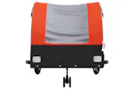Vidaxl Bike Trailer Black And Orange 45 Kg Iron Vidaxl Bike Trailer Black And Orange 45 Kg Iron