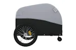 Vidaxl Bike Trailer Black And Grey 45 Kg Iron Vidaxl Bike Trailer Black And Grey 45 Kg Iron