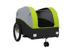 Vidaxl Bike Trailer Black And Green 45 Kg Iron Vidaxl Bike Trailer Black And Green 45 Kg Iron