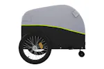 Vidaxl Bike Trailer Black And Green 45 Kg Iron Vidaxl Bike Trailer Black And Green 45 Kg Iron