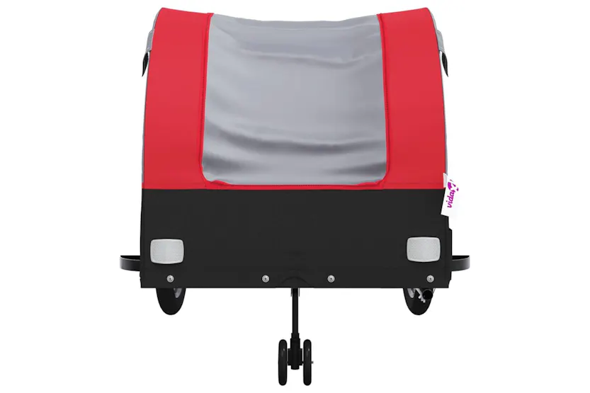 Vidaxl Bike Trailer Black And Red 45 Kg Iron Vidaxl Bike Trailer Black And Red 45 Kg Iron