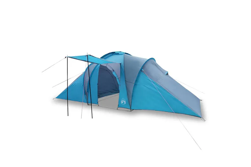 Vidaxl Family Tent Dome 6-person Blue Waterproof Vidaxl Family Tent Dome 6-person Blue Waterproof