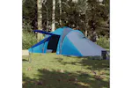 Vidaxl Family Tent Dome 6-person Blue Waterproof Vidaxl Family Tent Dome 6-person Blue Waterproof
