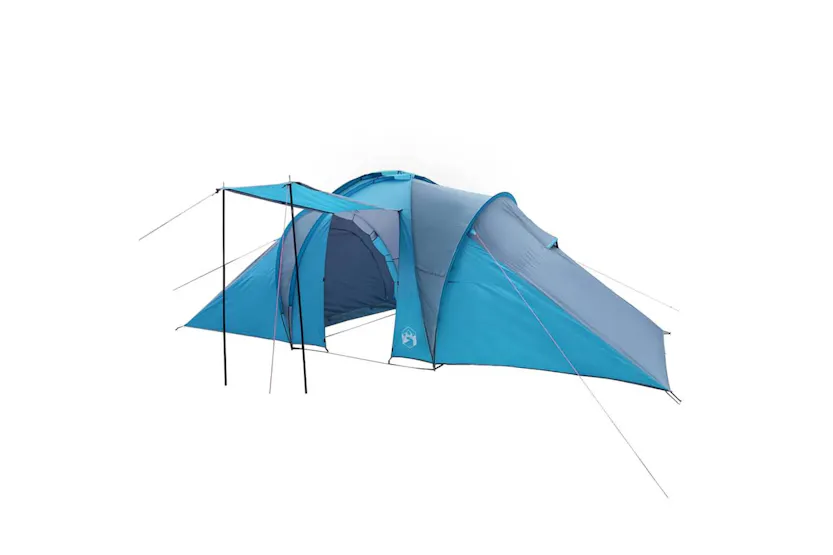 Vidaxl Family Tent Dome 6-person Blue Waterproof Vidaxl Family Tent Dome 6-person Blue Waterproof