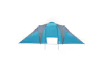 Vidaxl Family Tent Dome 6-person Blue Waterproof Vidaxl Family Tent Dome 6-person Blue Waterproof
