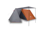 Vidaxl Camping Tent 3-person Grey And Orange Waterproof Vidaxl Camping Tent 3-person Grey And Orange Waterproof