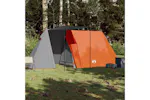 Vidaxl Camping Tent 3-person Grey And Orange Waterproof Vidaxl Camping Tent 3-person Grey And Orange Waterproof