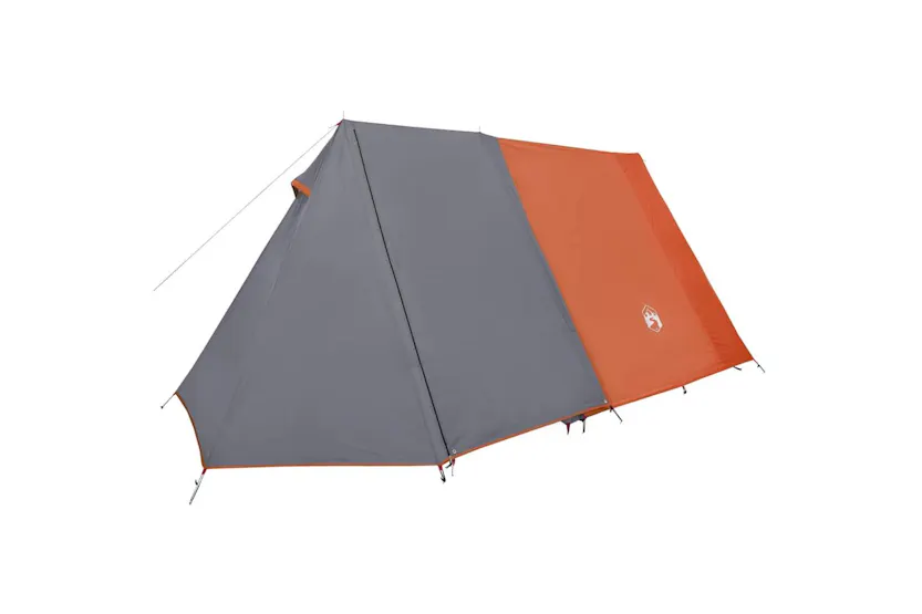 Vidaxl Camping Tent 3-person Grey And Orange Waterproof Vidaxl Camping Tent 3-person Grey And Orange Waterproof