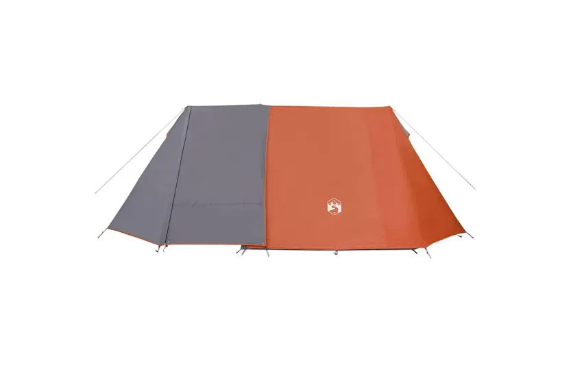 Vidaxl Camping Tent 3-person Grey And Orange Waterproof Vidaxl Camping Tent 3-person Grey And Orange Waterproof