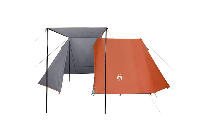 Vidaxl Camping Tent 3-person Grey And Orange Waterproof Vidaxl Camping Tent 3-person Grey And Orange Waterproof