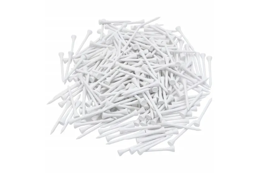 Vidaxl Golf Tees 1000 Pcs White 83 Mm Bamboo Vidaxl Golf Tees 1000 Pcs White 83 Mm Bamboo