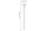 Vidaxl Golf Tees 1000 Pcs White 83 Mm Bamboo Vidaxl Golf Tees 1000 Pcs White 83 Mm Bamboo