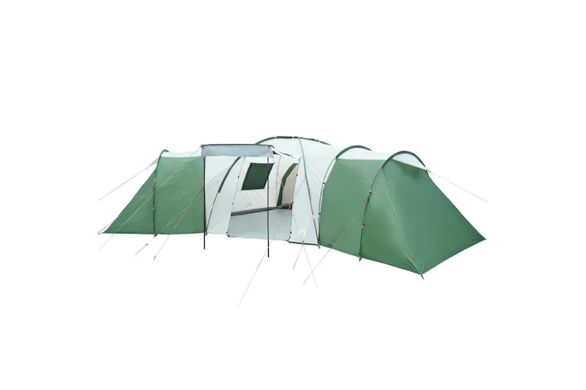 Vidaxl Family Tent Dome 12-person Green Waterproof Vidaxl Family Tent Dome 12-person Green Waterproof