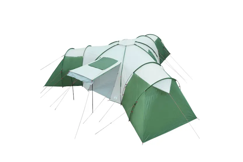 Vidaxl Family Tent Dome 12-person Green Waterproof Vidaxl Family Tent Dome 12-person Green Waterproof