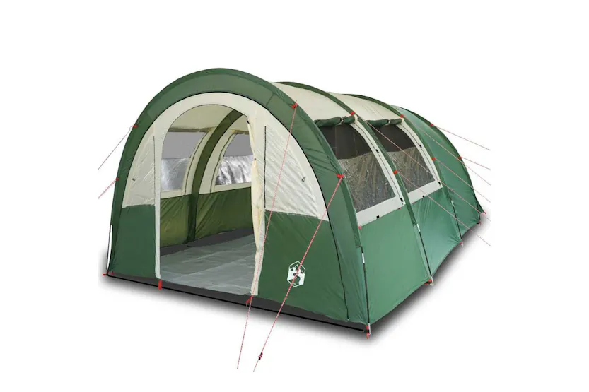 Vidaxl Camping Tent Tunnel 4-person Green Waterproof Vidaxl Camping Tent Tunnel 4-person Green Waterproof