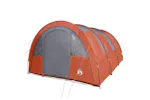 Vidaxl Camping Tent Tunnel 4-person Grey And Orange Waterproof Vidaxl Camping Tent Tunnel 4-person Grey And Orange Waterproof