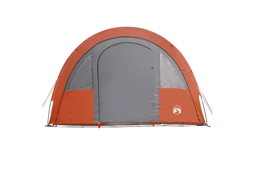 Vidaxl Camping Tent Tunnel 4-person Grey And Orange Waterproof Vidaxl Camping Tent Tunnel 4-person Grey And Orange Waterproof