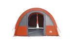 Vidaxl Camping Tent Tunnel 4-person Grey And Orange Waterproof Vidaxl Camping Tent Tunnel 4-person Grey And Orange Waterproof