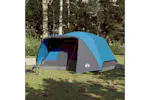 Vidaxl Camping Tent With Porch 4-person Blue Waterproof Vidaxl Camping Tent With Porch 4-person Blue Waterproof