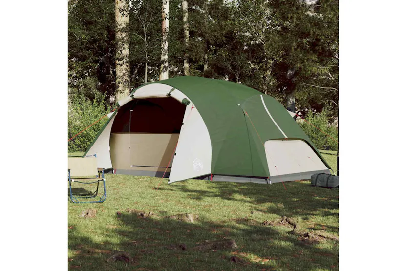 Vidaxl Family Tent Crossvent 8-person Green Waterproof Vidaxl Family Tent Crossvent 8-person Green Waterproof