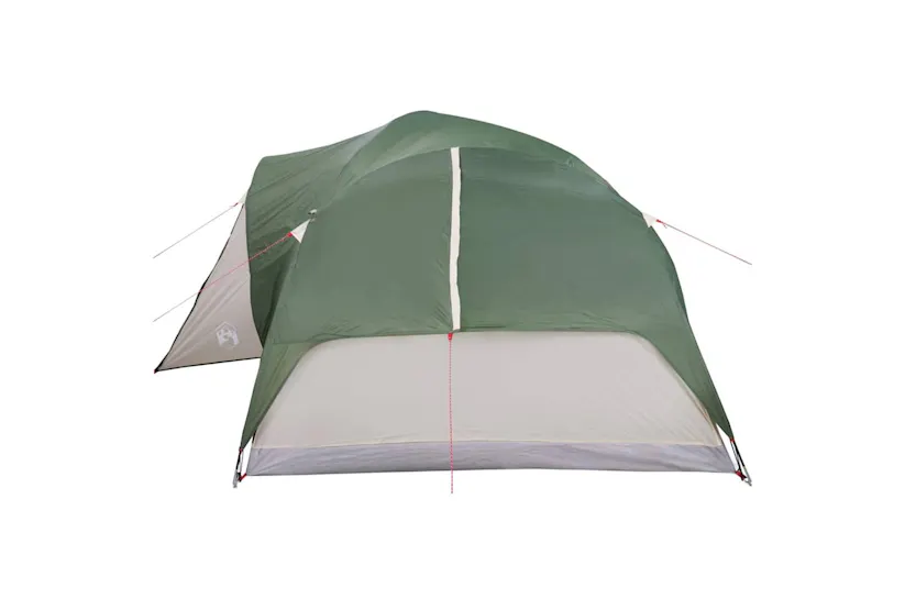 Vidaxl Family Tent Crossvent 8-person Green Waterproof Vidaxl Family Tent Crossvent 8-person Green Waterproof