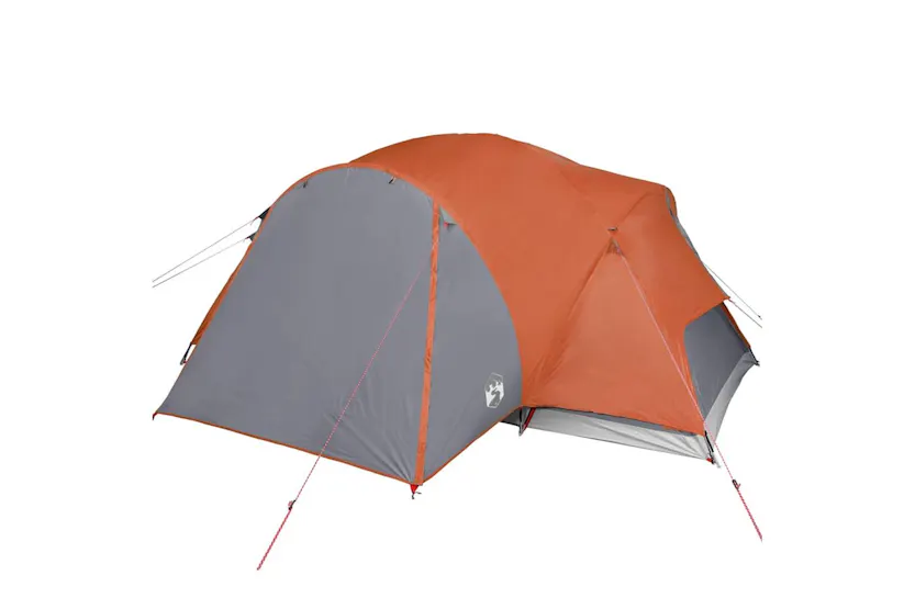 Vidaxl Family Tent Crossvent 8-person Orange Waterproof Vidaxl Family Tent Crossvent 8-person Orange Waterproof