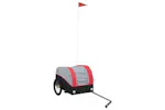 Vidaxl Bike Trailer Black And Red 30 Kg Iron Vidaxl Bike Trailer Black And Red 30 Kg Iron