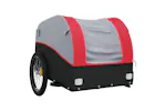 Vidaxl Bike Trailer Black And Red 30 Kg Iron Vidaxl Bike Trailer Black And Red 30 Kg Iron