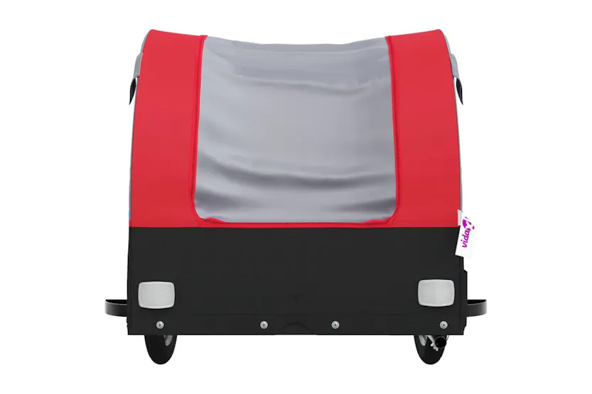 Vidaxl Bike Trailer Black And Red 30 Kg Iron Vidaxl Bike Trailer Black And Red 30 Kg Iron