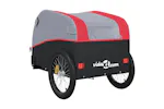 Vidaxl Bike Trailer Black And Red 30 Kg Iron Vidaxl Bike Trailer Black And Red 30 Kg Iron