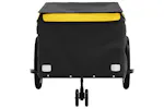 Vidaxl Bike Trailer Black And Yellow 45 Kg Iron Vidaxl Bike Trailer Black And Yellow 45 Kg Iron