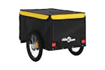 Vidaxl Bike Trailer Black And Yellow 45 Kg Iron Vidaxl Bike Trailer Black And Yellow 45 Kg Iron