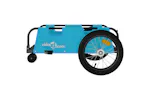 Vidaxl Bike Trailer Blue Oxford Fabric And Iron Vidaxl Bike Trailer Blue Oxford Fabric And Iron