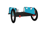 Vidaxl Bike Trailer Blue Oxford Fabric And Iron Vidaxl Bike Trailer Blue Oxford Fabric And Iron